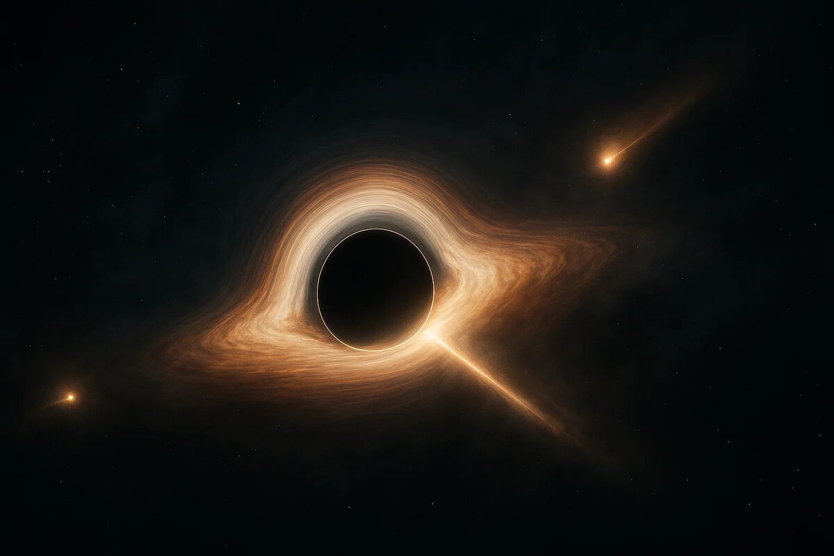 Astronomii Au Obținut Prima Imagine A Două Găuri Negre Care Se Rotesc Împreună